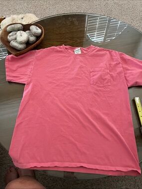 Comfort Colors Short-Sleeve Pocket Tee - Pink